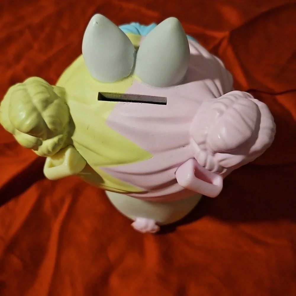 LOL Surprise! Coin‎ Bank Piggy Bank Bunny Rabbit Ears Pastel Hair Decor
